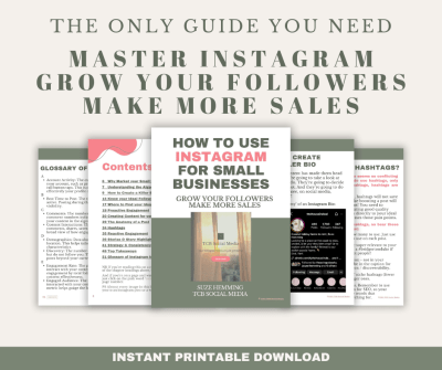 How to Use Instagram for Small Business Owners  E-Book